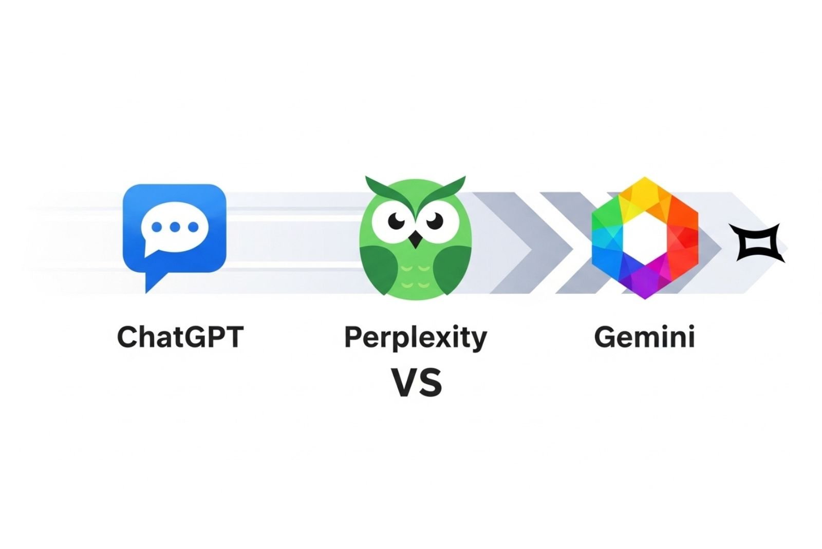 ChatGPT versus Perplexity e Gemini