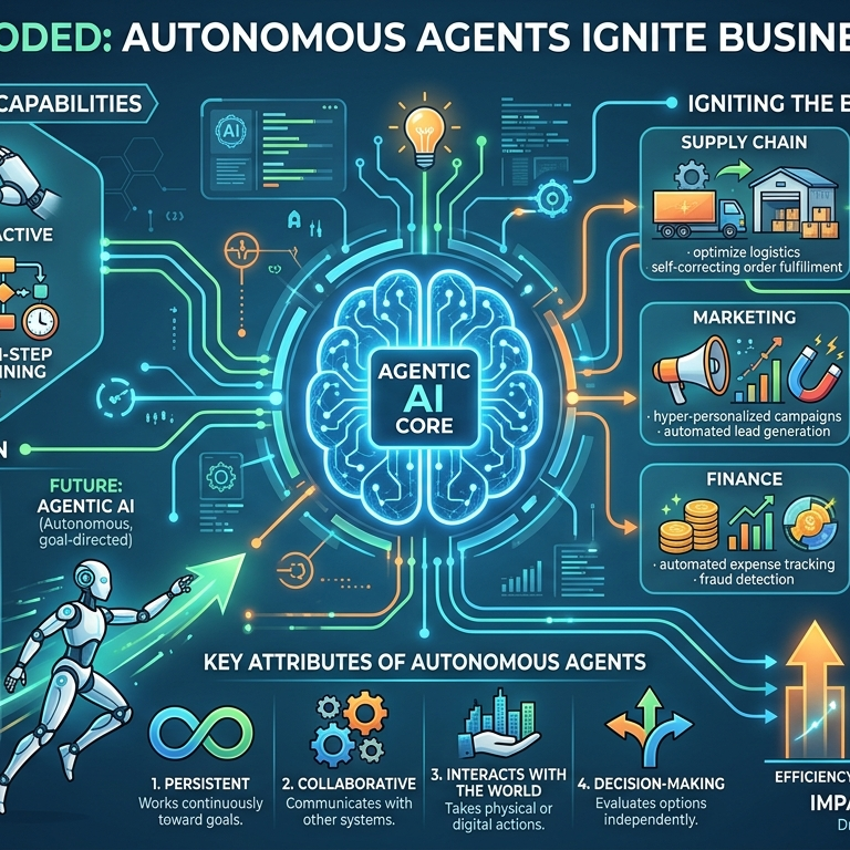 Agentic AI Decoded: Autonomous Agents Ignite Business Revolution